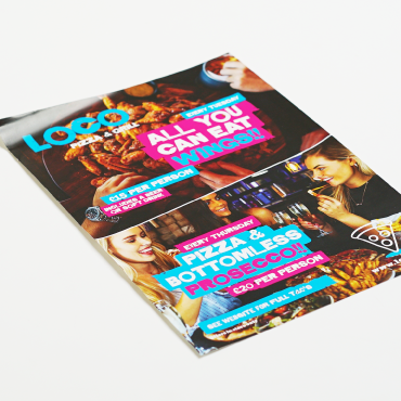 leaflet and flyer printing