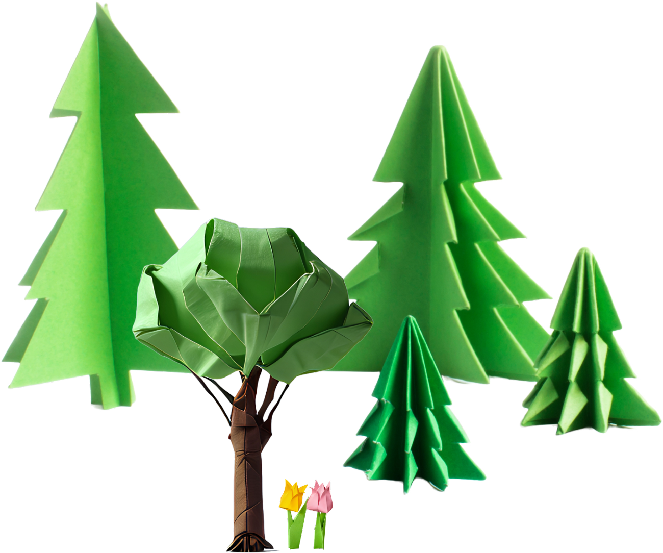 origami trees